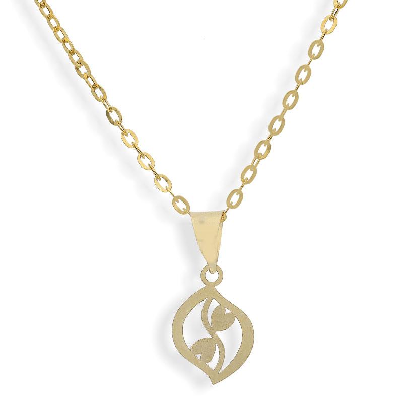 Gold Necklace (Chain with Pendant) 18KT - FKJNKL18K2083