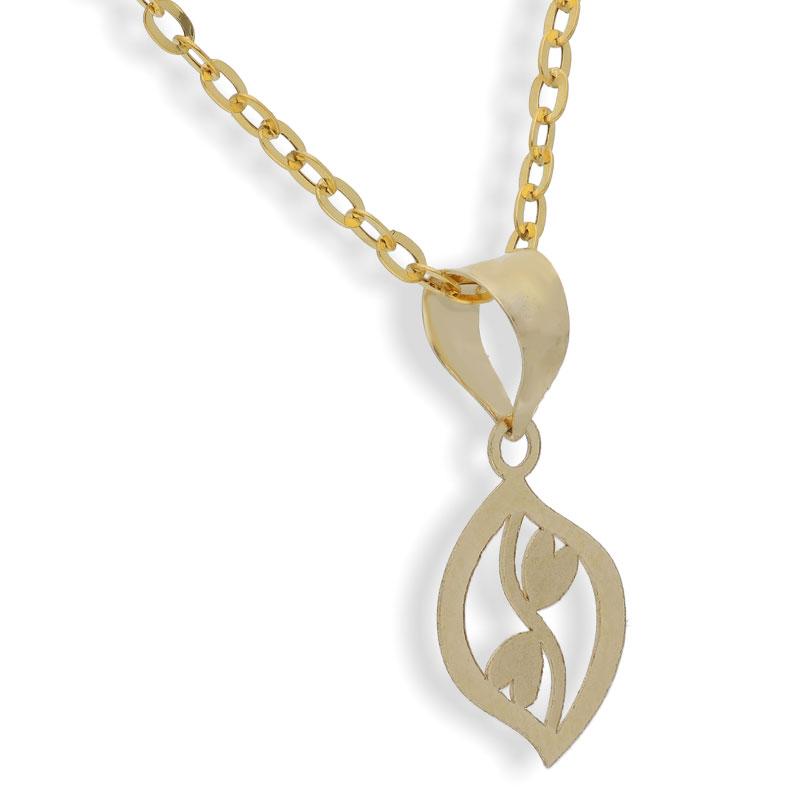Gold Necklace (Chain with Pendant) 18KT - FKJNKL18K2083