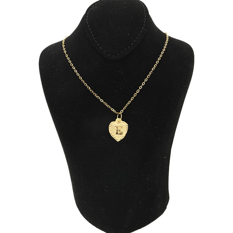 Gold Necklace (Chain with Alphabet Pendant) 18KT - FKJNKL1452