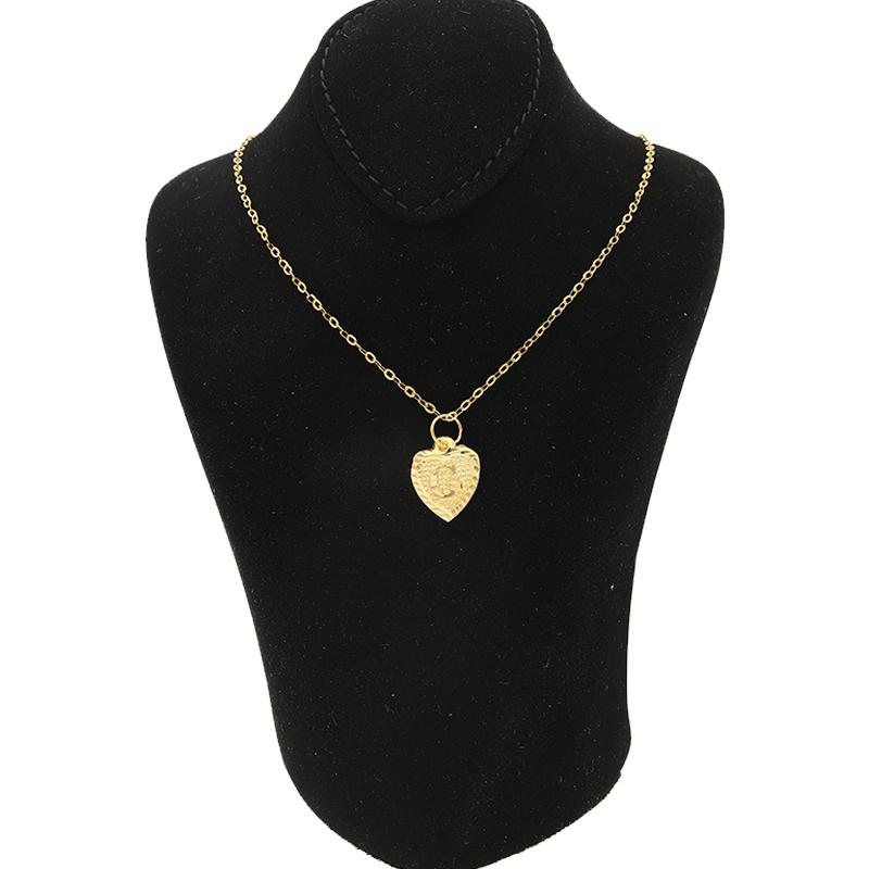 Gold Necklace (Chain with Alphabet Pendant) 18KT - FKJNKL1452