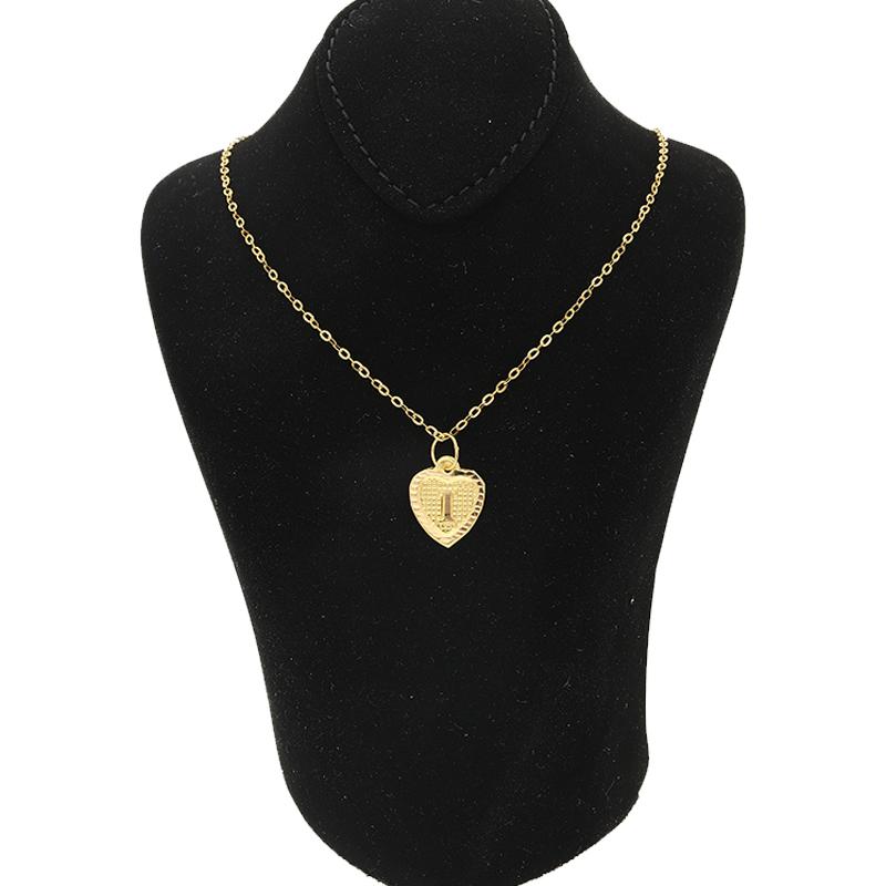 Gold Necklace (Chain with Alphabet Pendant) 18KT - FKJNKL1452