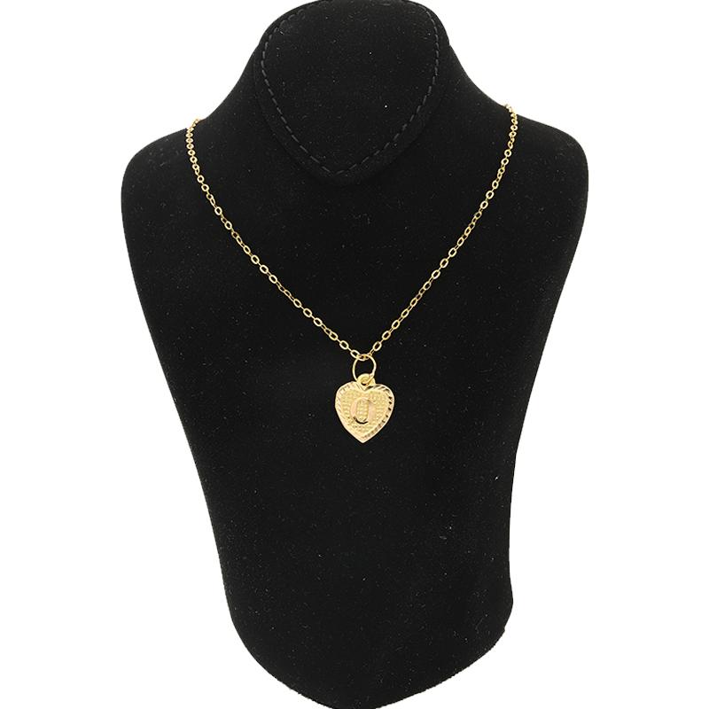 Gold Necklace (Chain with Alphabet Pendant) 18KT - FKJNKL1452