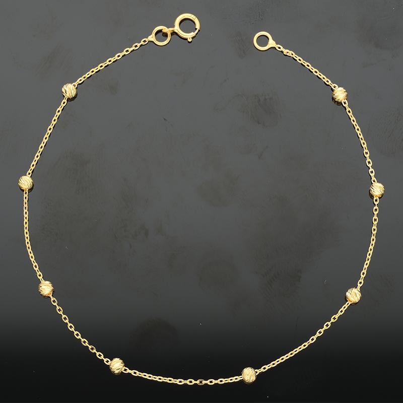 Gold Balls Bracelet 21KT - FKJBRL21K2242