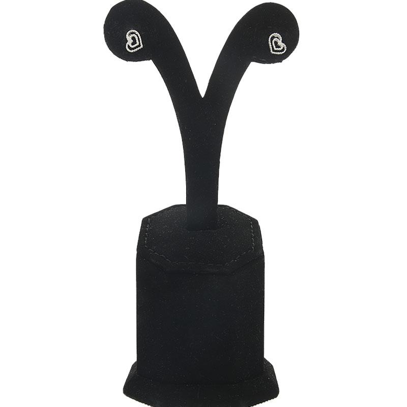 Sterling Silver 925 Heart Earrings - FKJERNSL2195