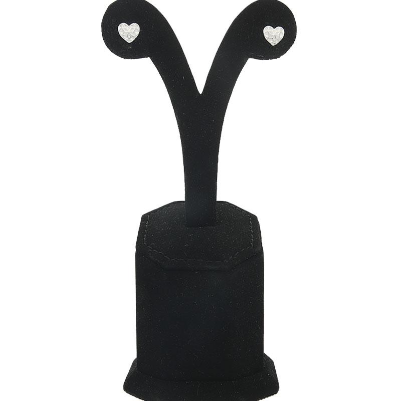 Sterling Silver 925 Heart Earrings - FKJERNSL2197