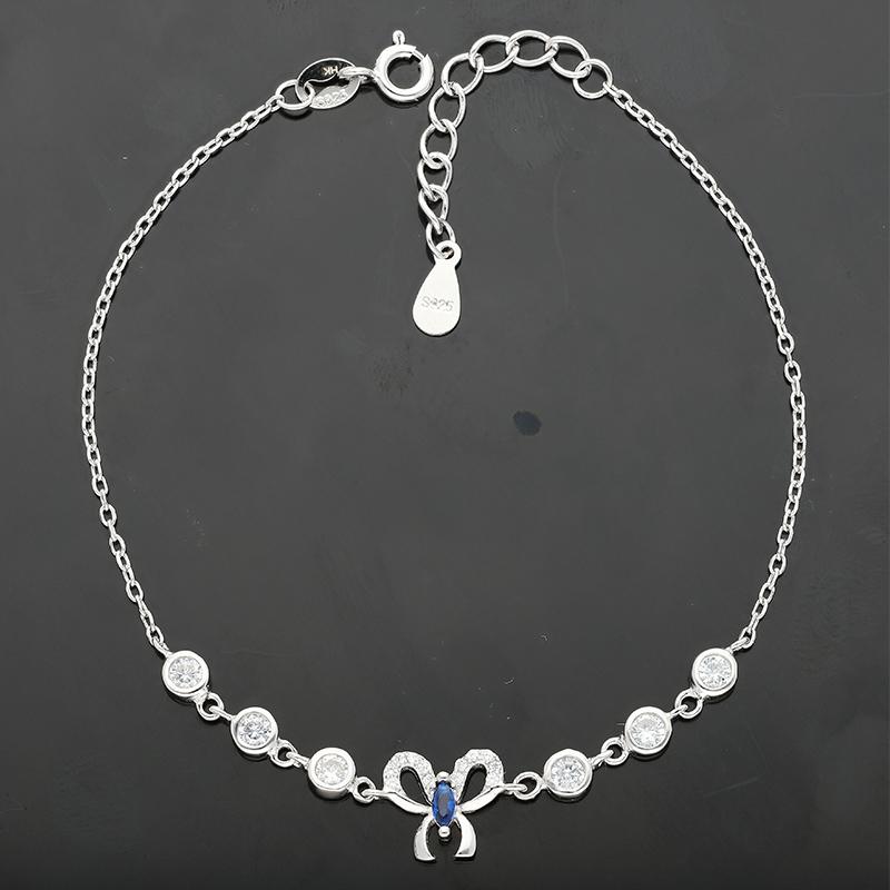 Sterling Silver 925 Butterfly Shaped Bracelet - FKJBRLSL2305