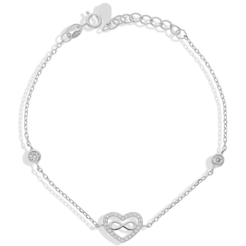 Diamond on sale heart bracelet