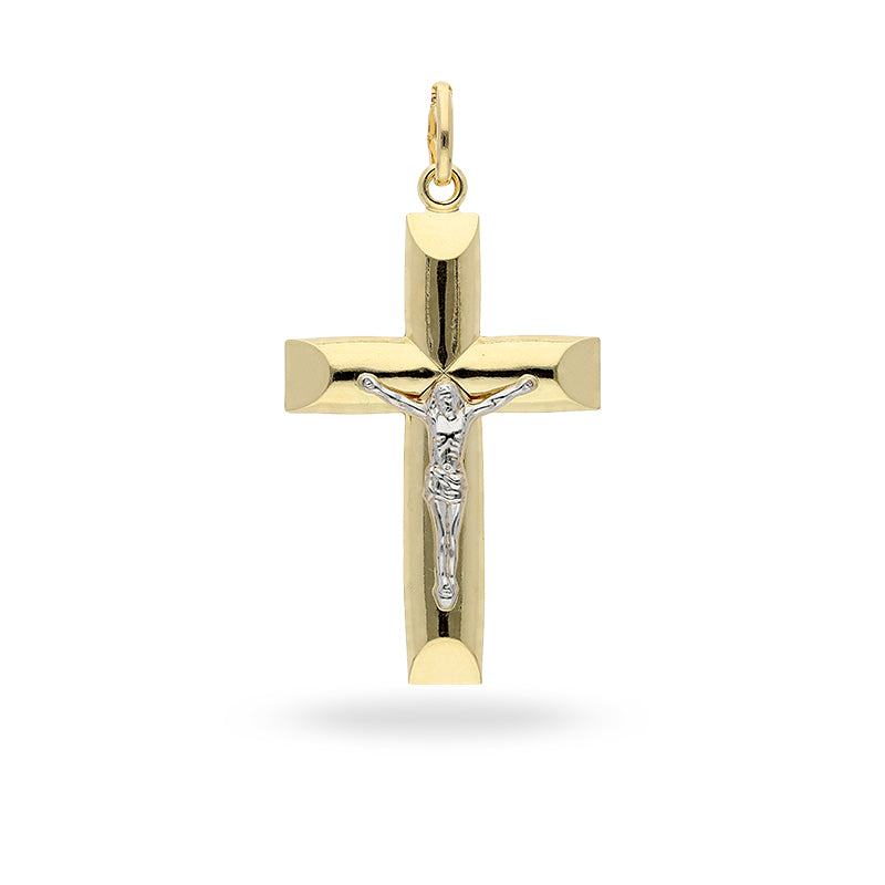 Gold Cross Pendant 18KT - FKJPND18KU1010