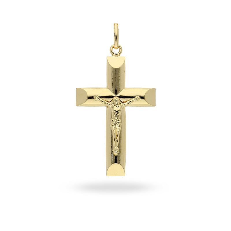 Gold Cross Pendant 18KT - FKJPND18KU1009