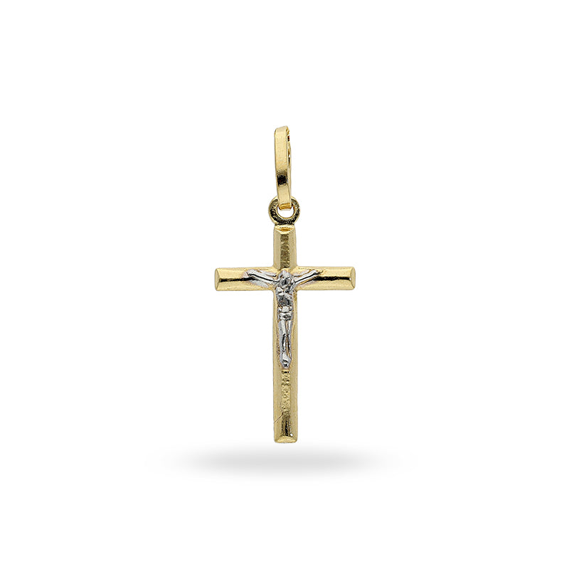 Gold Cross Pendant 18KT - FKJPND18KU1001