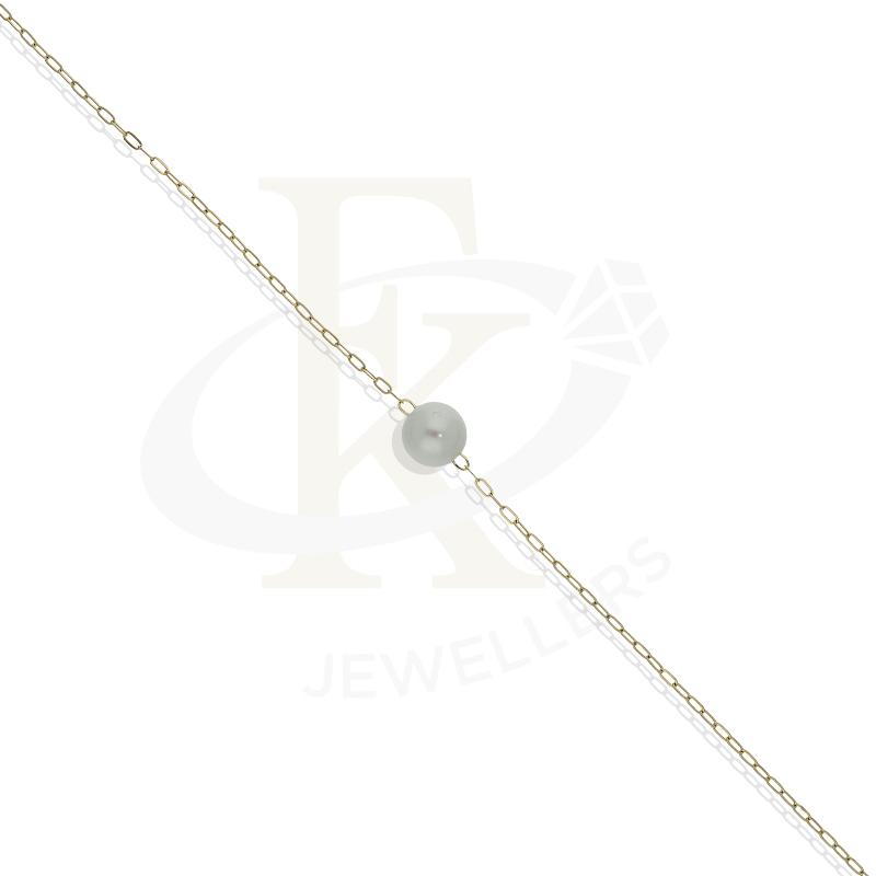 Gold Pearl Bracelet 18KT - FKJBRL18K2390