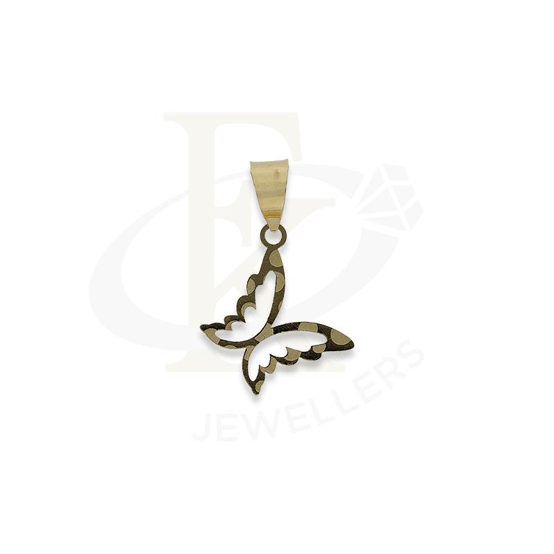 Gold Butterfly Pendant 18KT - FKJPND18K2296