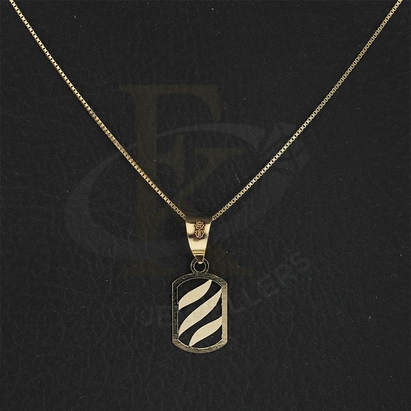 Gold Necklace (Chain with Pendant) 18KT - FKJNKL18K2297