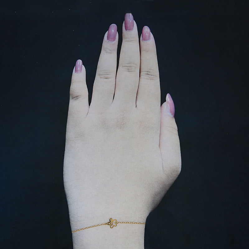 Gold Stars Shaped Bracelet 18KT - FKJBRL18K2415