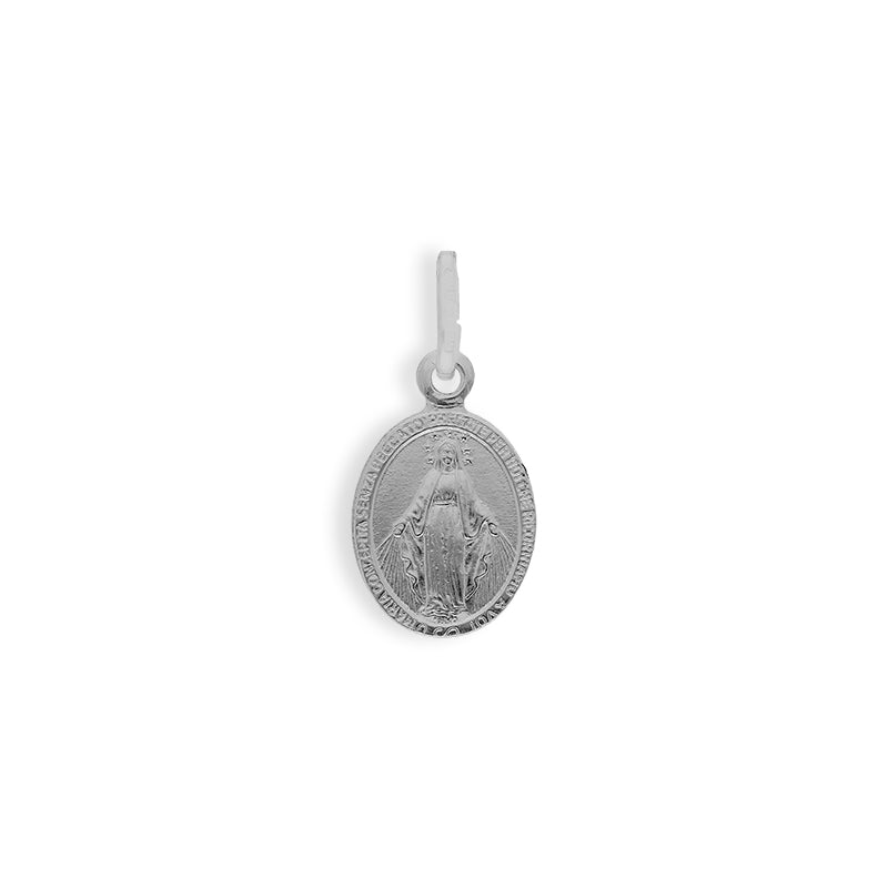 Sterling Silver 925 Mother Mary Pendant - FKJPNDSLU1014