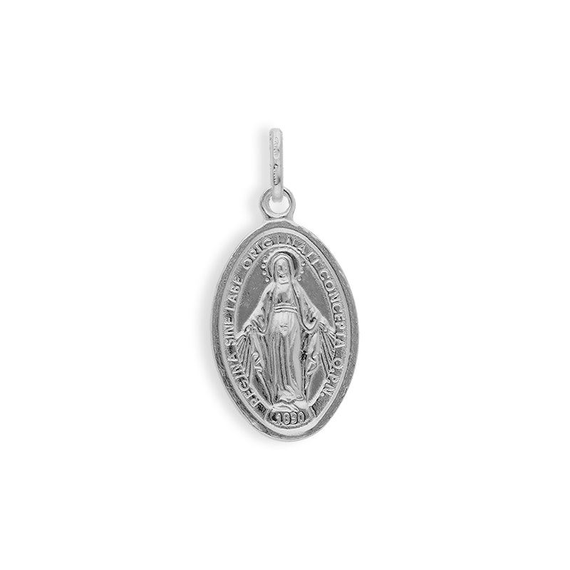 Sterling Silver 925 Mother Mary Pendant - FKJPNDSLU1012