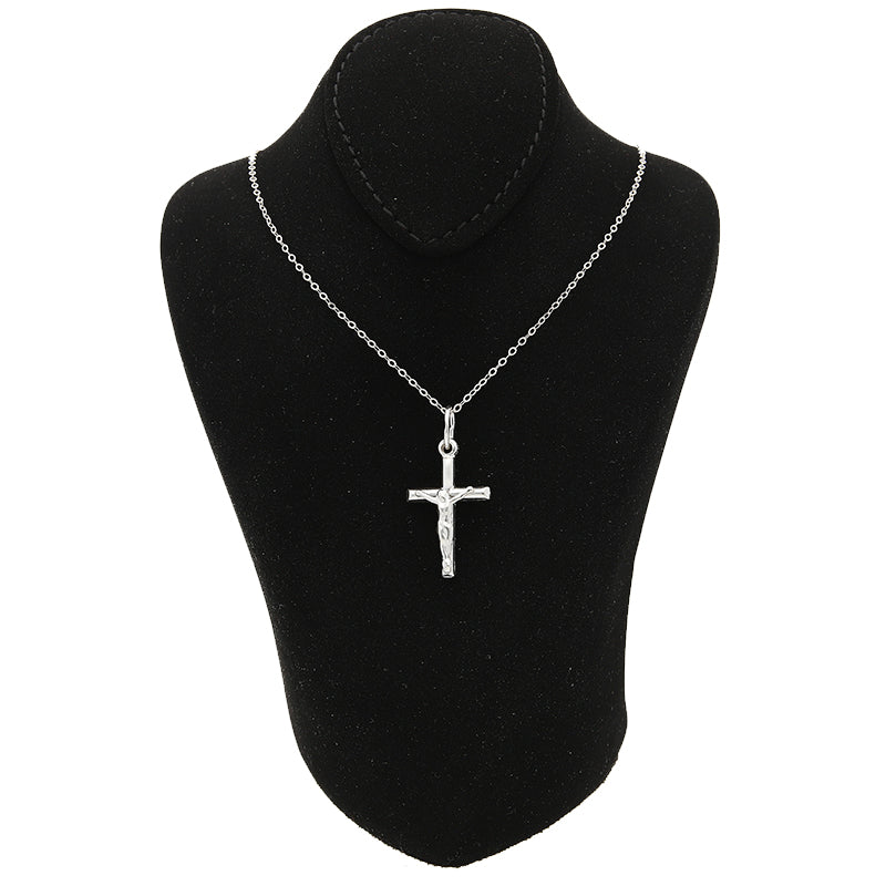 Sterling Silver 925 Necklace (Chain with Cross Pendant) - FKJNKLSLU1018
