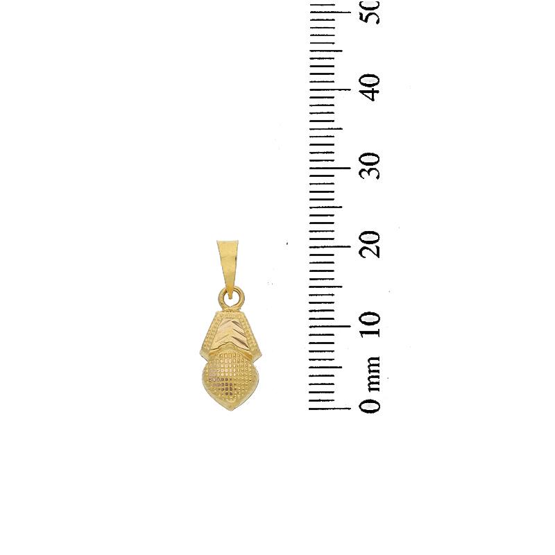 Gold Heart Pendant 18KT - FKJPND18K2351