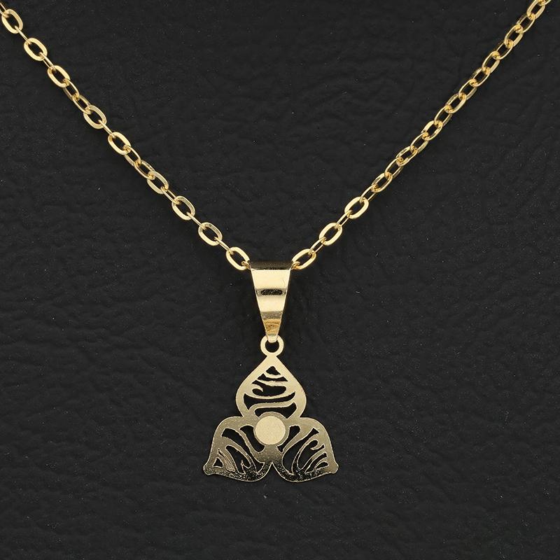 Gold Necklace (Chain with Pendant) 18KT - FKJNKL18K2376