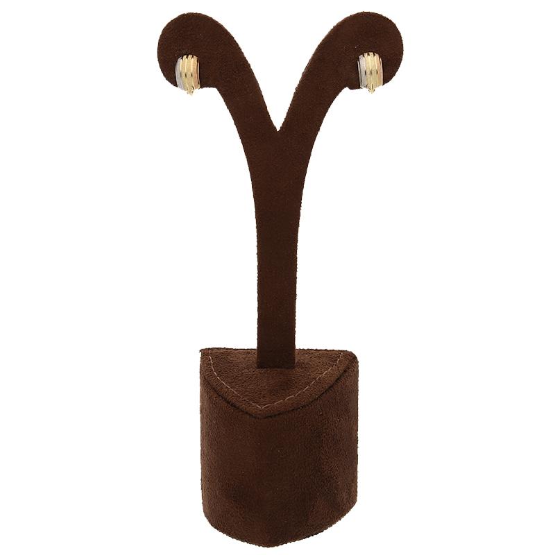 Gold Tri-Tone Clip Earrings 18KT - FKJERN18K2283