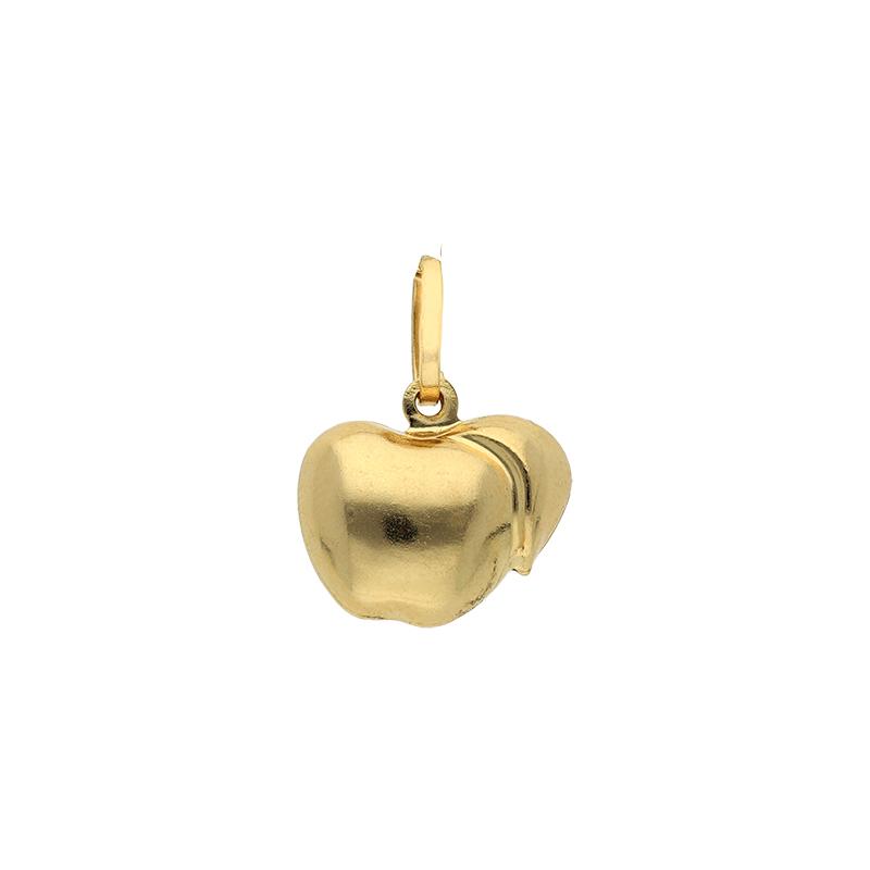 Gold Apple Pendant 18KT - FKJPND18K2489