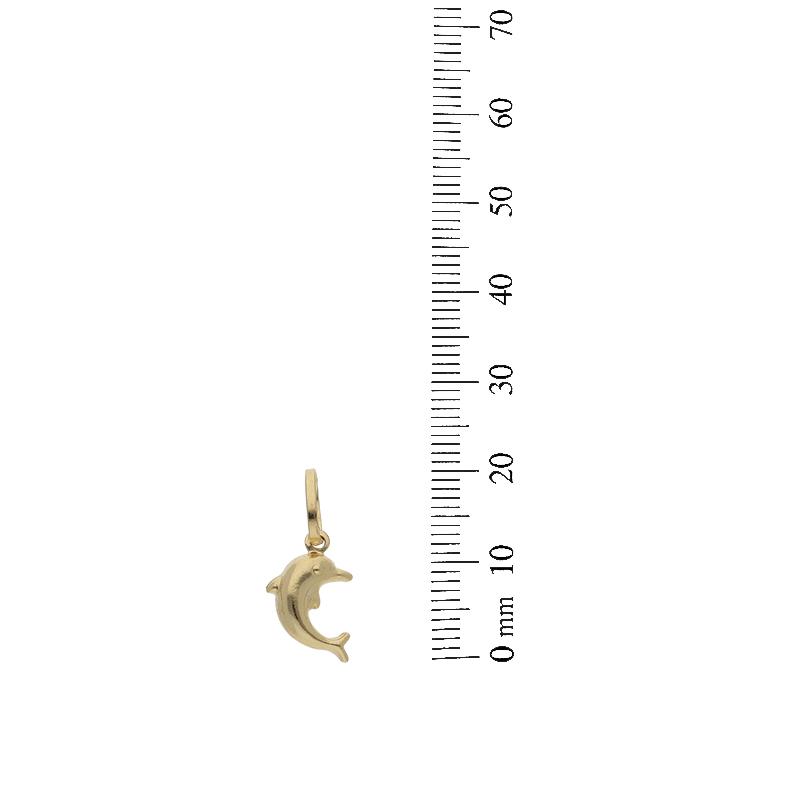 Gold Necklace (Chain with Dolphin Pendant) 18KT - FKJNKL18K2520
