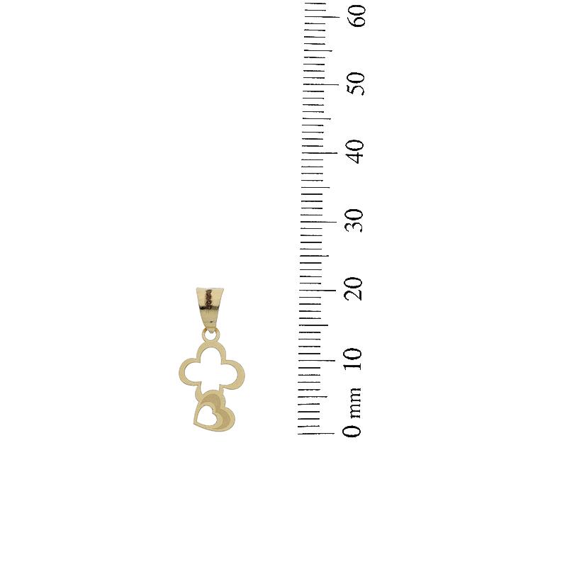 Gold Necklace (Chain with Heart Pendant) 18KT - FKJNKL18K2528