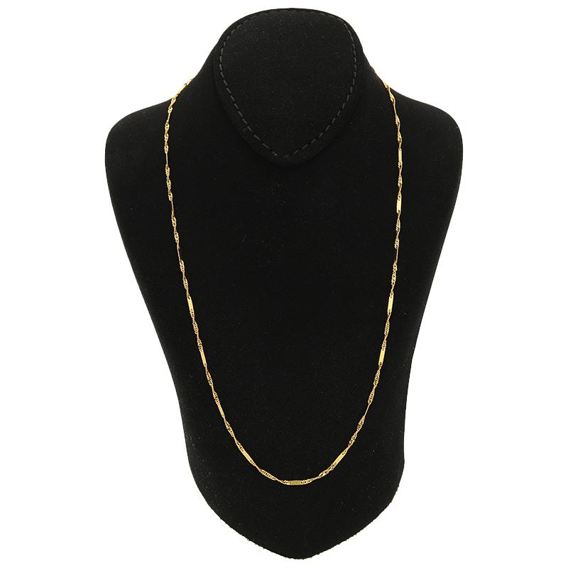 Gold 20 Inches Chain 21KT - FKJCN21K2413