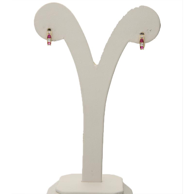 Gold Clip on Hoop Earrings 18KT - FKJERN18K2444