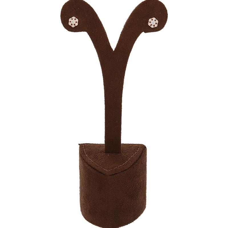 Sterling Silver 925 Rose Gold Plated Flower Stud Earrings - FKJERNSL2486