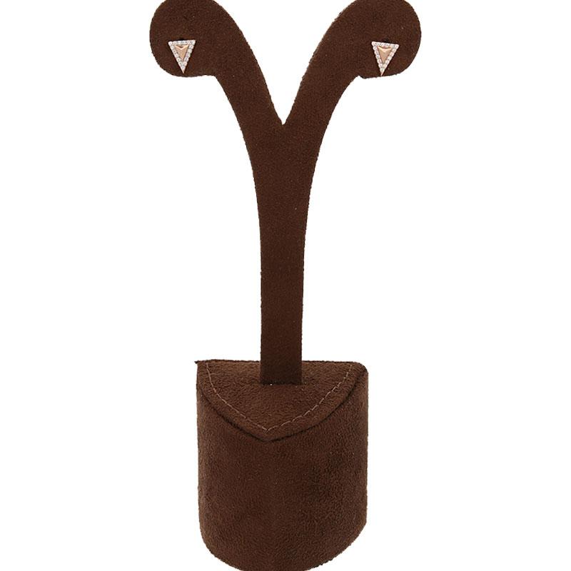 Sterling Silver 925 Rose Gold Plated Stud Earrings - FKJERNSL2502