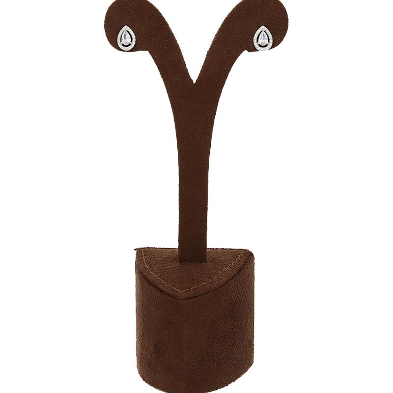 Sterling Silver 925 Pear Shaped Stud Earrings - FKJERNSL2529