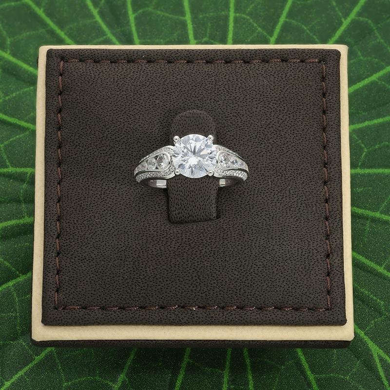 Sterling Silver 925 Solitaire Ring - FKJRNSL2933