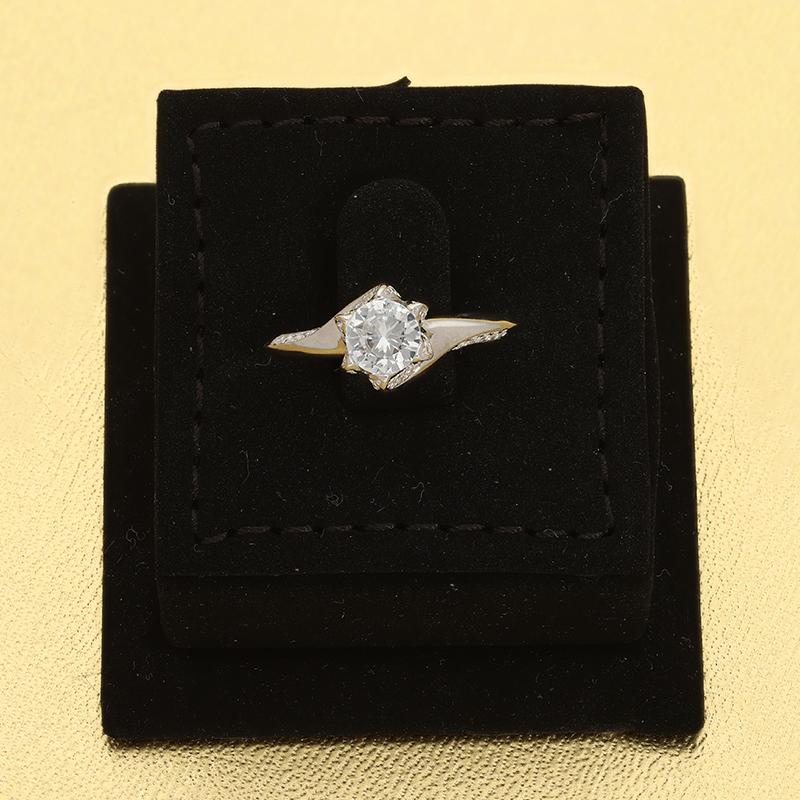 Sterling Silver 925 Solitaire Ring - FKJRNSL2937