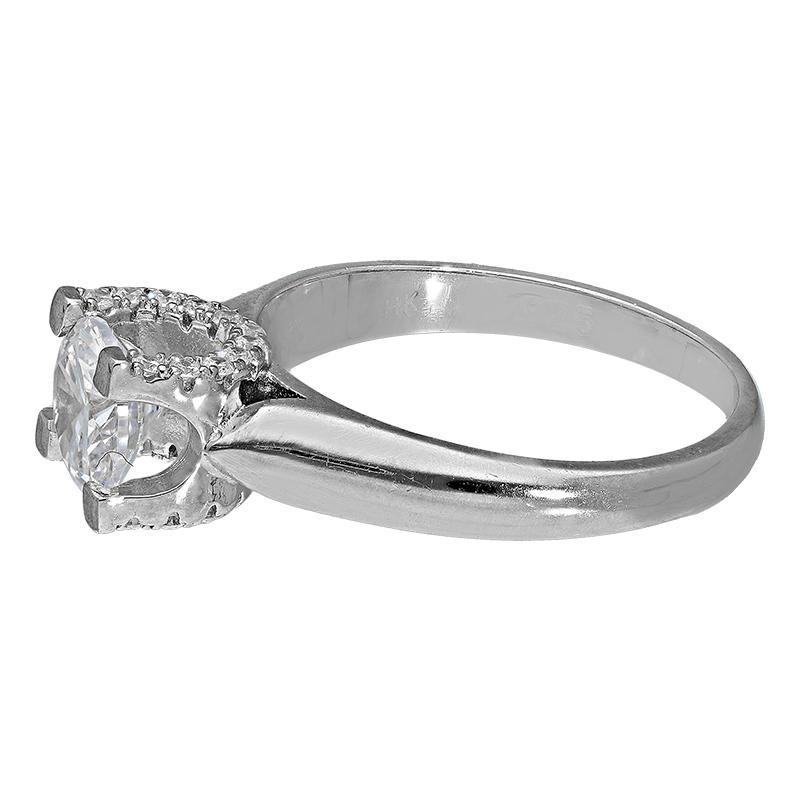 Sterling Silver 925 Solitaire Ring - FKJRNSL2950
