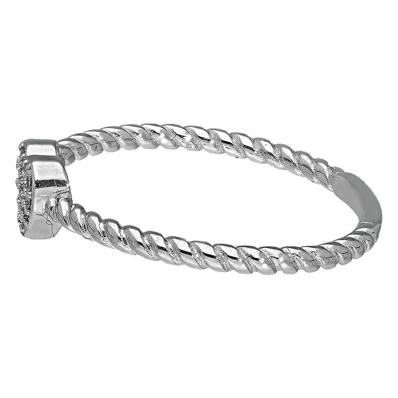 Sterling Silver 925 Heart Ring - FKJRNSL2963