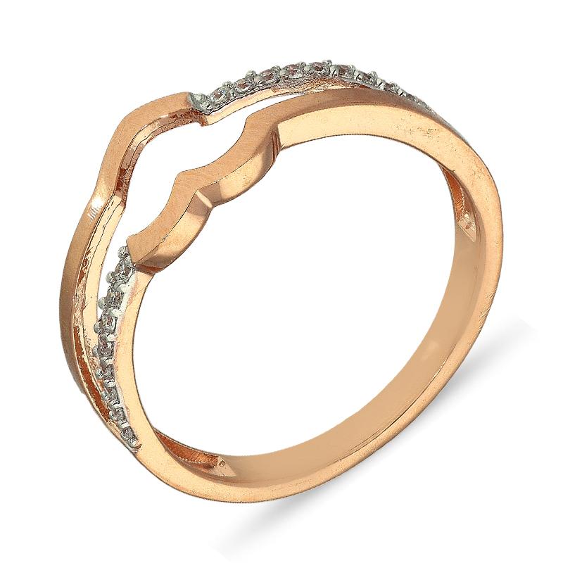 Sterling Silver 925 Rose Gold Plated Heart Shaped Ring - FKJRNSL2971