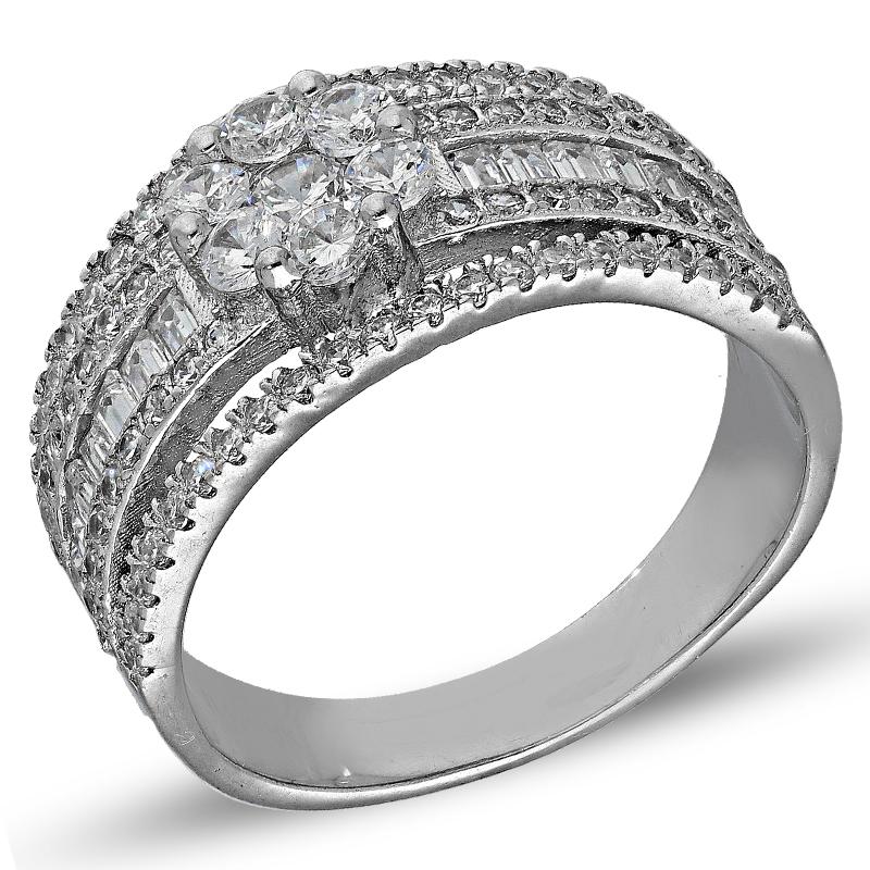 Sterling Silver 925 Solitaire Ring - FKJRNSL2987