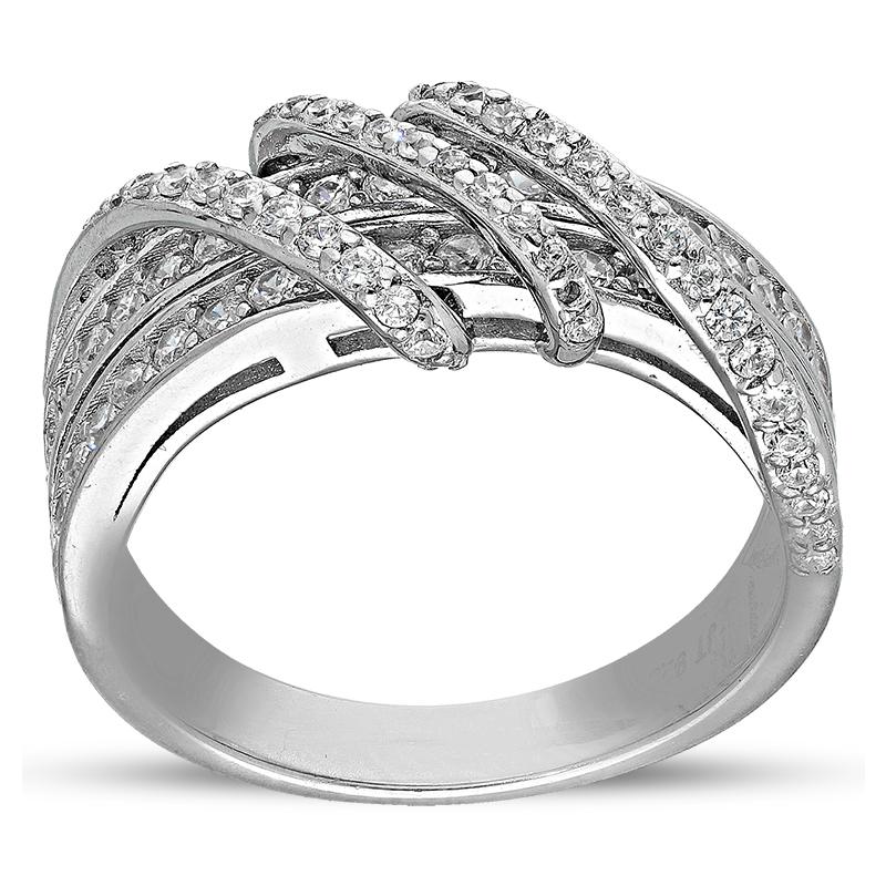 Sterling Silver 925 Spiral Shaped Ring - FKJRNSL2991