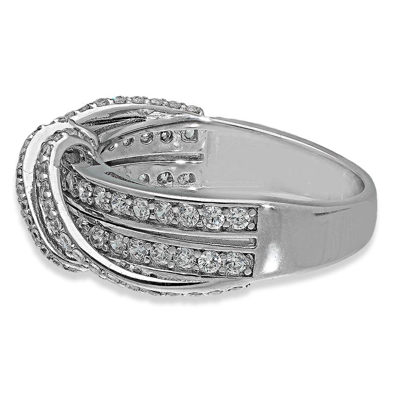 Sterling Silver 925 Spiral Shaped Ring - FKJRNSL2991
