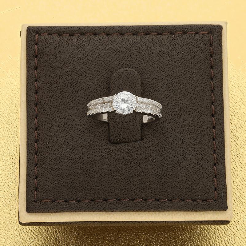 Sterling Silver 925 Solitaire Ring - FKJRNSL2998