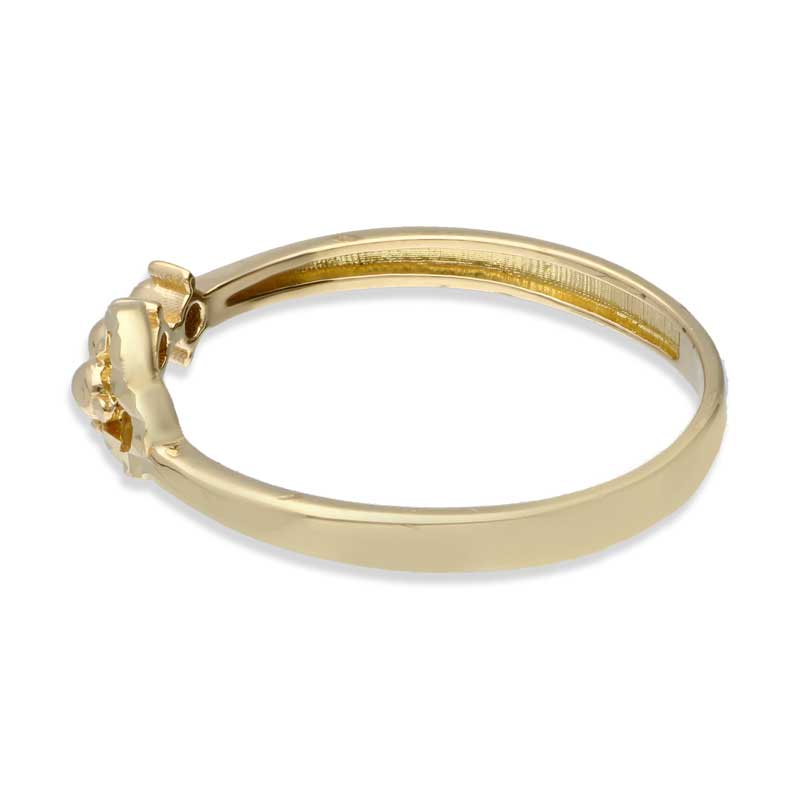Gold Heart Shaped Ring 18KT - FKJRN18KU2026