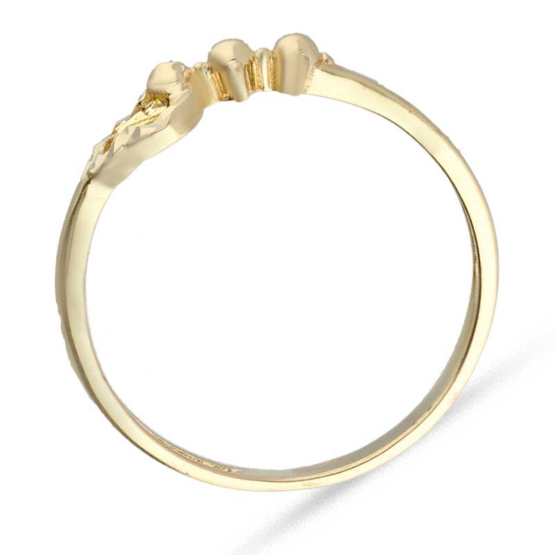 Gold Heart Shaped Ring 18KT - FKJRN18KU2026