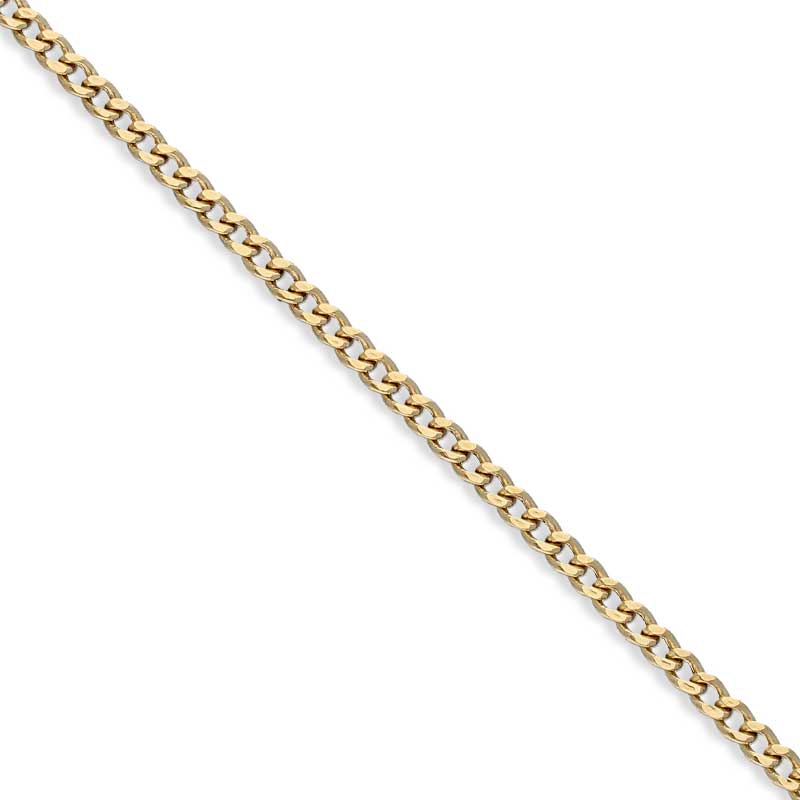 Gold Curb Bracelet 18KT - FKJBRL18KU1031