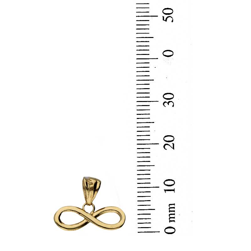 Gold Necklace (Chain with Infinity Pendant) 18KT - FKJNKL18KU1088