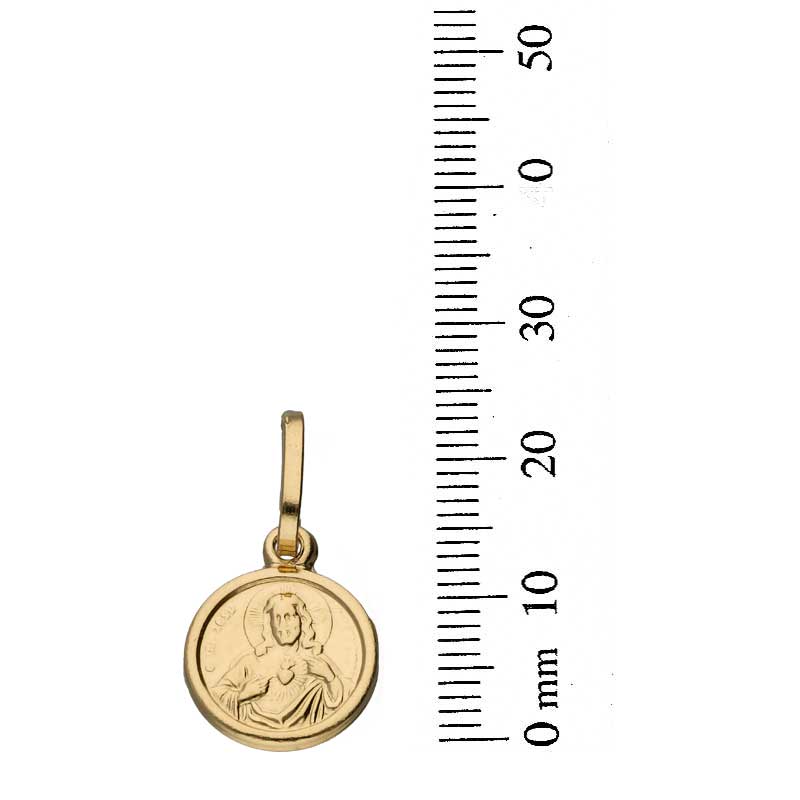 Gold Necklace (Chain with Jesus Christ Pendant) 18KT - FKJNKL18KU1091