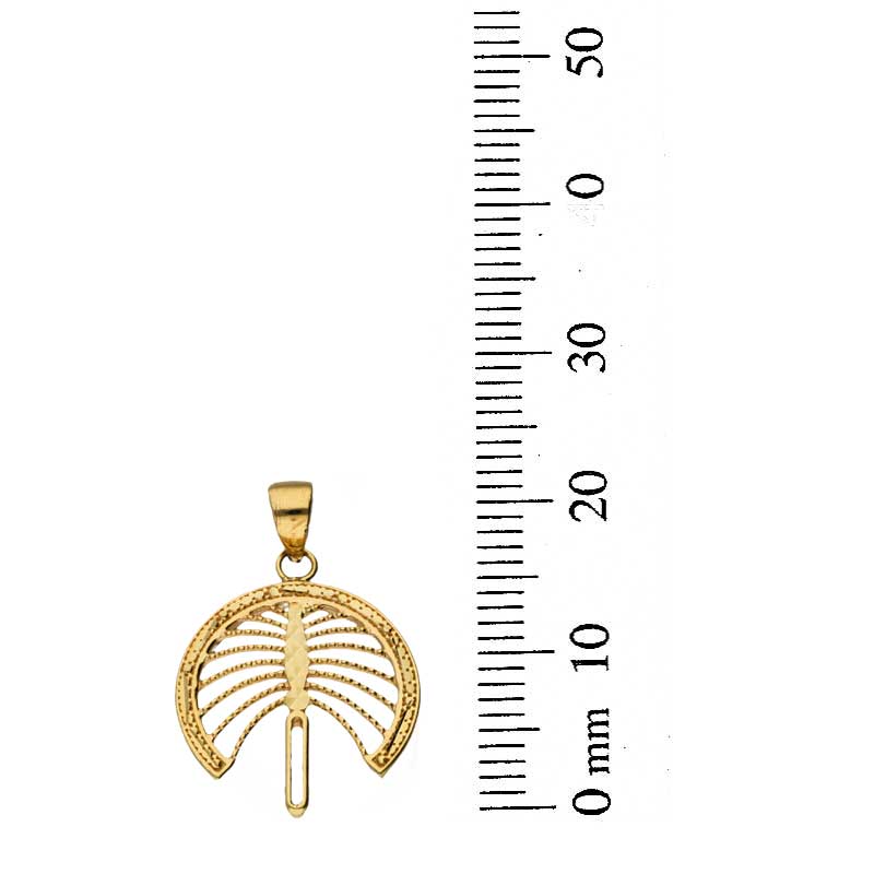 Gold Necklace (Chain with Palm Tree Pendant) 18KT - FKJNKL18KU1096