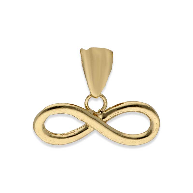 Gold Infinity Pendant 18KT - FKJPND18KU1088