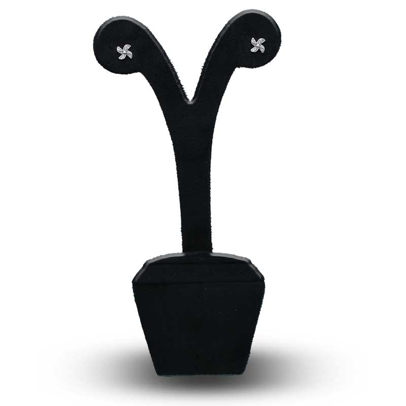 Sterling Silver 925 Flower Stud Earrings - FKJERNSLU3102