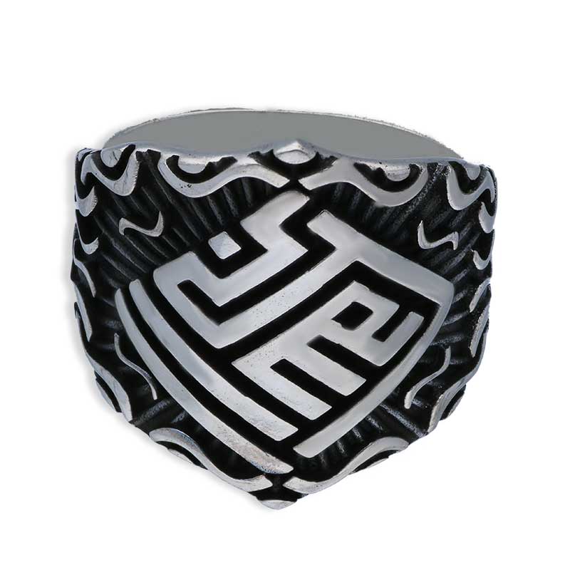 Sterling Silver 925 Men's Ring - FKJRNSLU2045